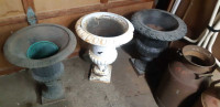 1 cast iron urn