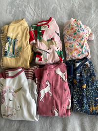 Girls size 6 pyjamas -6 pairs for $10