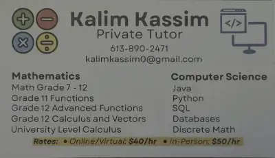 Looking for a tutor who can explain tough concepts clearly, guide you through assignments, and boost...