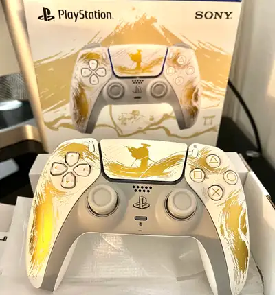 Ghost of Yotei PS5 Limited Edition Gold Controller (NO NEGO), View more
