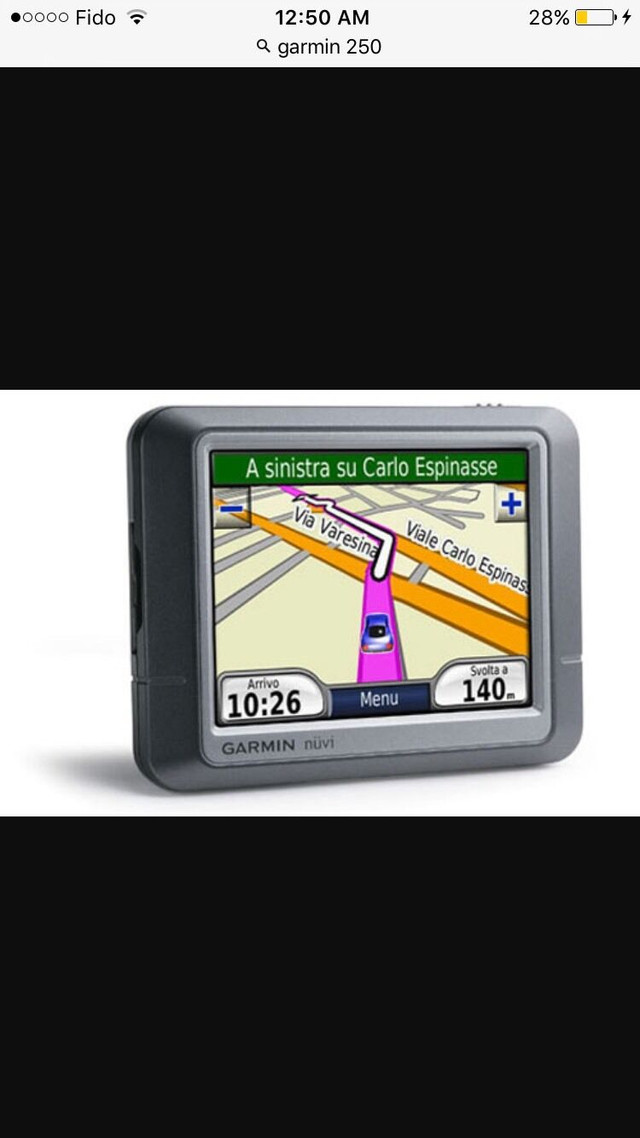 Garmin 250 GPS Unit North America Map in General Electronics in City of Toronto