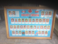 TEAM CANADA ... TEAM U.S.S.R. ... ORIGINAL 1972 posters - framed