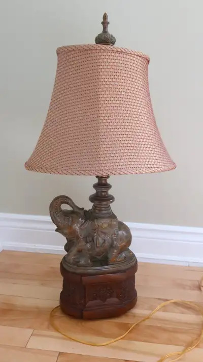 Table lamp - lampe de table -- elephant, View more