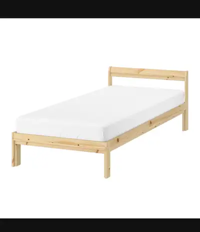 IKEA Twin bed frame and mattress , View more
