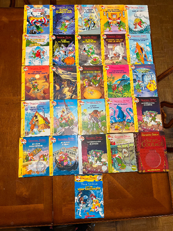 26 livres Geronimo Stilton in Children & Young Adult in Sherbrooke