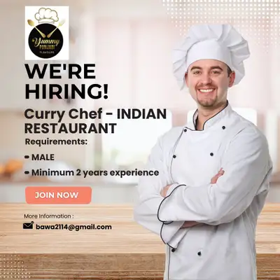 Experienced Curry Chef required - Brampton, View more