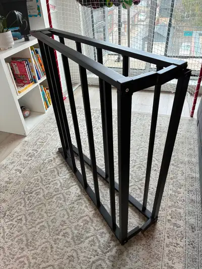 Twin size metal bed frame $30. Greenwood and Danforth., View more