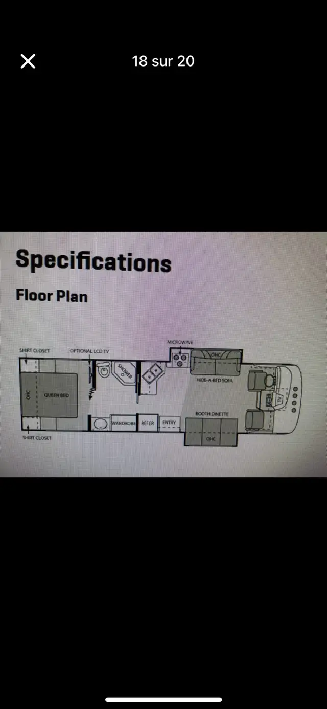 Motorisé Classe A, 31 pieds in RVs & Motorhomes in Granby - Image 11