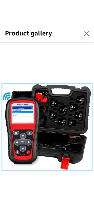 This Autel MaxiTPMS TS508WF is an advanced tool for comprehensive TPMS diagnostics and service. It's...