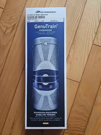 Selling a Bauerfeind GenuTrain knee support, size 3, Titan colour. Purchased new from Medicus in 202...
