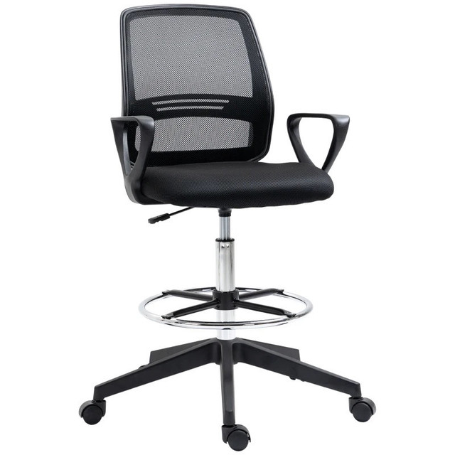 Office Chair Drafting Chair Tall with Foot Ring, Mid-Back Mesh E in Chairs & Recliners in Markham / York Region
