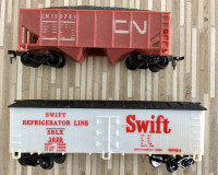 Train électrique wagon HO CN et Swift
