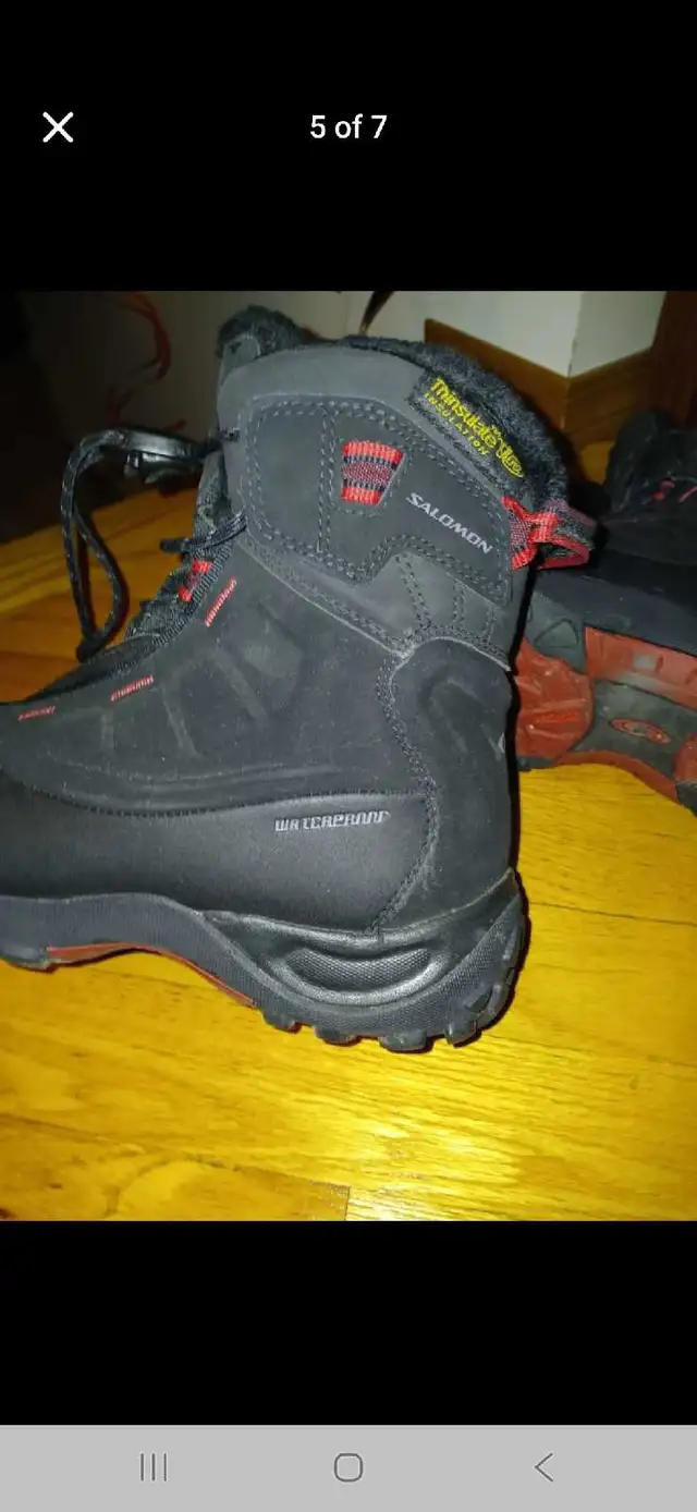 Boots Winter Waterproof Salomon Women Size 6.5 in Women's - Shoes in Calgary - Image 6