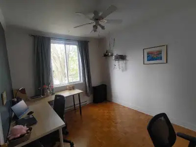Cherche colocataire dans un grand 4 1/2 à villeray