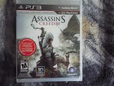 neuf sceller ps3  assassins creed 111, View more