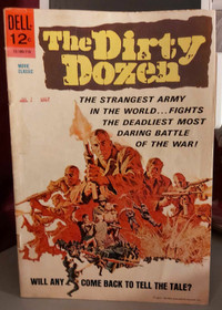 The Dirty Dozen Comic Book ( 1967 Dell ) Classic #710