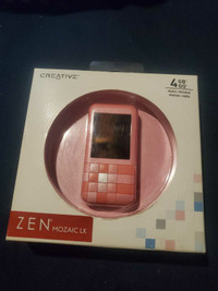 Sealed Creative Zen Mosaic LX 4gb MP3 Player 