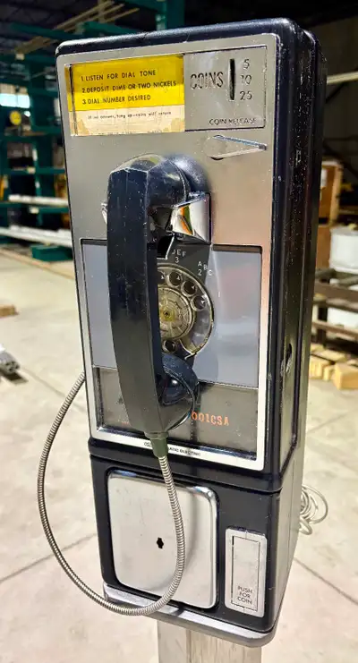 Vintage Rotary Pay Phone (c. 1960s), View more