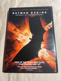 Batman Begins / Batman: Le Commencement (DVD, widescreen) TBE