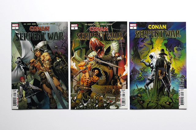 Conan Serpent War (1-4) Savage Avengers (1-2) - Marvel Comics dans Bandes dessinées  à Laval/Rive Nord - Image 2