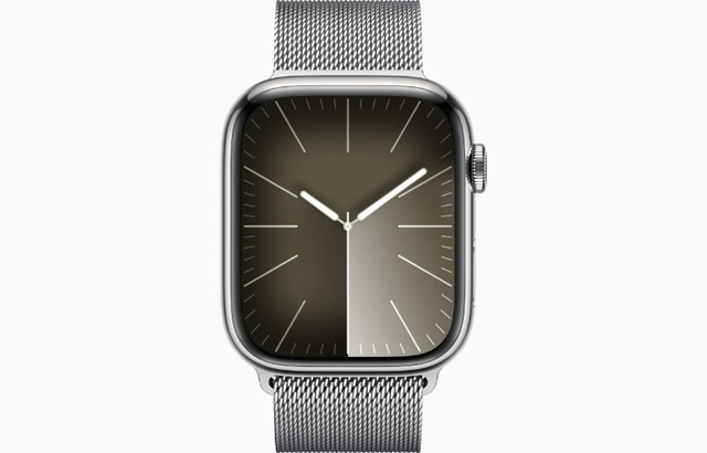 Apple Watch Series 8 GPS + Cellular 45mm Silver Stainless Steel in Jewellery & Watches in Saskatoon - Image 2