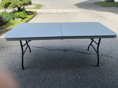 FOLDING  TABLE  With  FITTED TABLE  CLOTH, View more