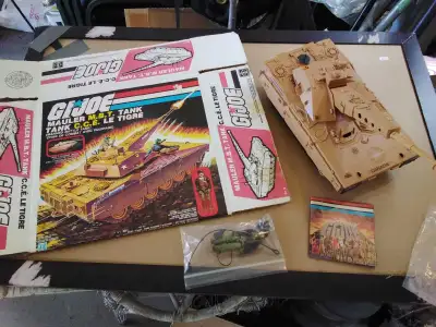 1985 GI Joe Mauler M.B.T. Military Tank Model with Original Box, View more