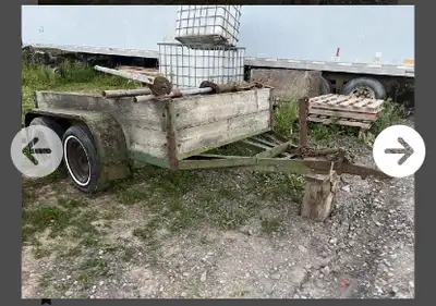 Obo 2 tires hold air Clamp for trailer ball works Frame is good Will need new wiring for lights ,goo...