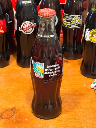 COCA COLA BOTTLE 2005 KENTUCKY DERBY FESTIVAL 50TH CELEBRATION., View more