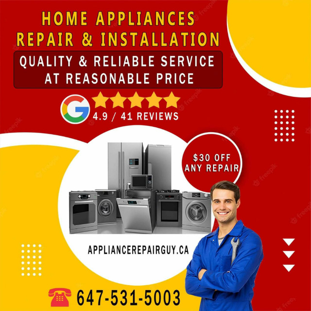 Appliance repairs & Installations in Appliance Repair & Installation in Markham / York Region - Image 3