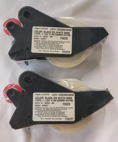 2 Brady Labelizer Plus VersaPrinter Label Maker Tape Cartidges, View more