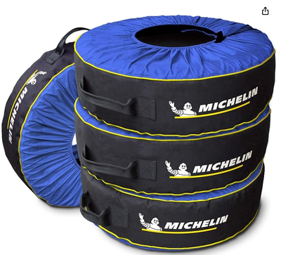 Michelin 80 Tire Covers & Tire Bags - Pack of 4 For Sale Used twice, basically brand new and in almo...