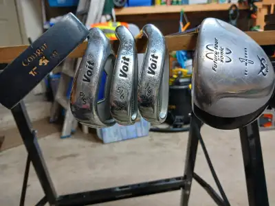 Awesome Voit Kid's golf clubs and bag, View more