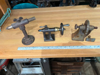 Antique Jeweler's Lathe Tailstock, Vintage wood lathe tailstock