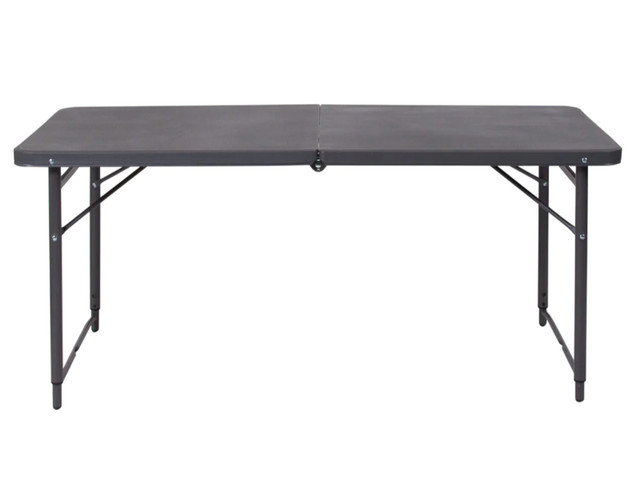 Flash Furniture Bi-Fold Dark  Bi-Fold Dark Grey Folding Table in Other Tables in Hamilton