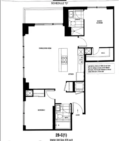 Condo 2 beb+2 full Washroom for Rent in Vaughan
