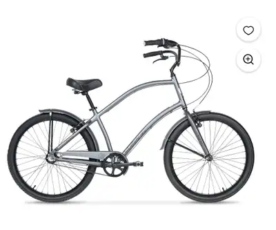 Hyper Bicycle Men's Cruiser 26" Commuter Bike, Gray, View more