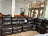 Recliner sectional sofa set at affordable price.