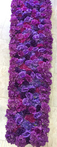 Purple flower runners for sale