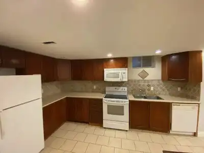 Basement Apartment for Rent in Pickering, ON Large open concept apartment with kitchen and living ro...
