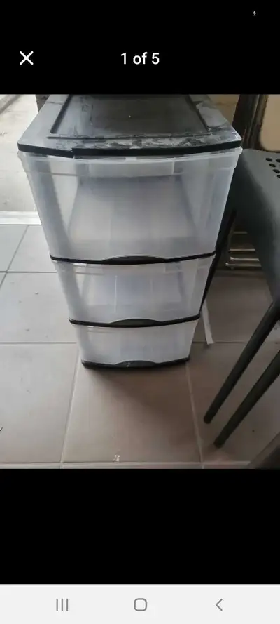 Plastic 3-Drawer Storage Unit, View more