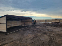 Cow/calf Shelters.  