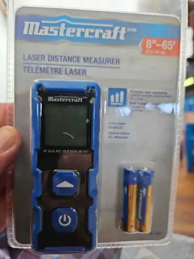 New in box.  Mastercraft Lazer Distance Measurer, View more