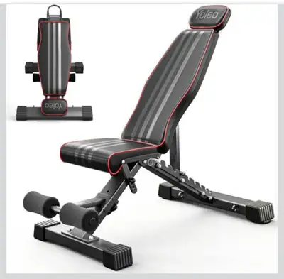 Yoleo Adjustable Weight Bench, View more