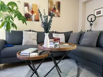 This beautiful Made in Canada sectional sofa is in used-good condition and ready to enhance your liv...