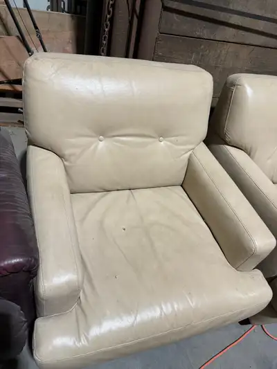 leather Couch & Chair, View more