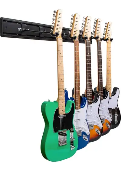 STRICH Guitar Wall Mount Hangers for Multiple Guitars, View more