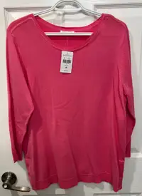 Women's Long Sleeve Scoopneck Printed T-Shirt