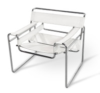 Wassily Chair - white leather
