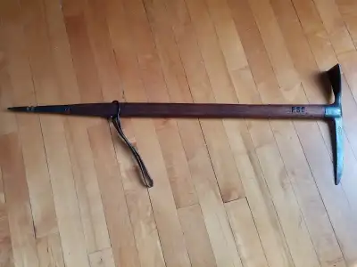 Vintage mountain Austrian ice axe, View more